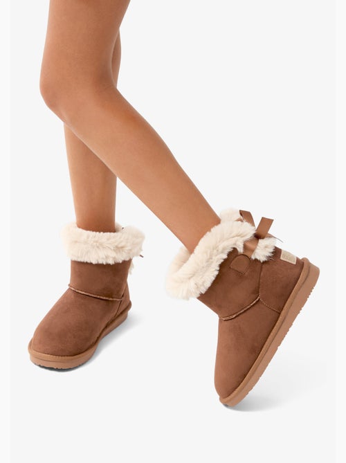 Botines conguitos high pelo - Kiabi Botines conguitos high pelo - Kiabi