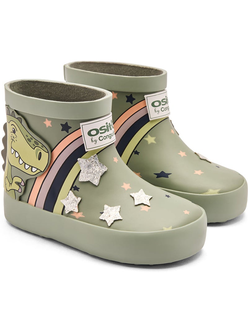 Botines conguitos impermeable Verde - Kiabi