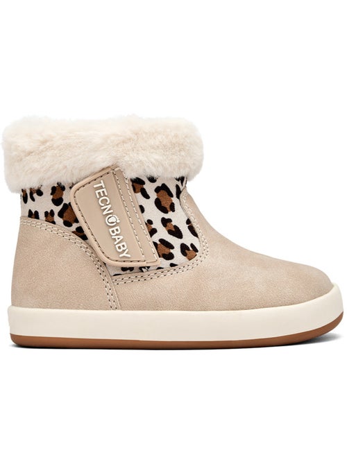 Botines conguitos leopardo barefoot - Kiabi