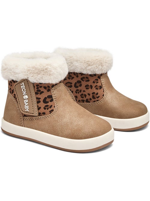 Botines conguitos leopardo barefoot - Kiabi