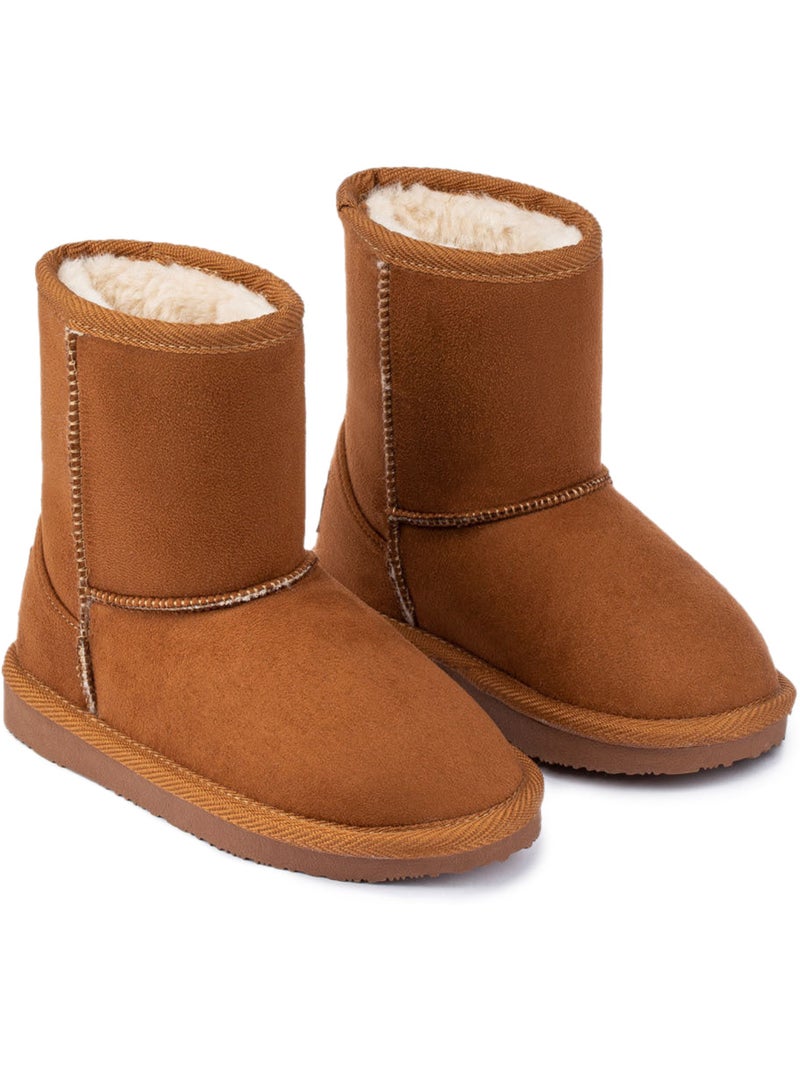Botines conguitos logo repelente al agua Marrón claro - Kiabi