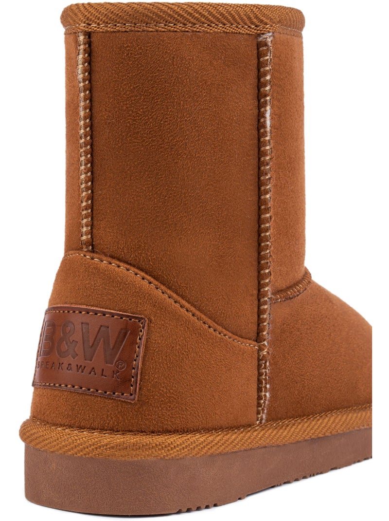 Botines conguitos logo repelente al agua Marrón claro - Kiabi