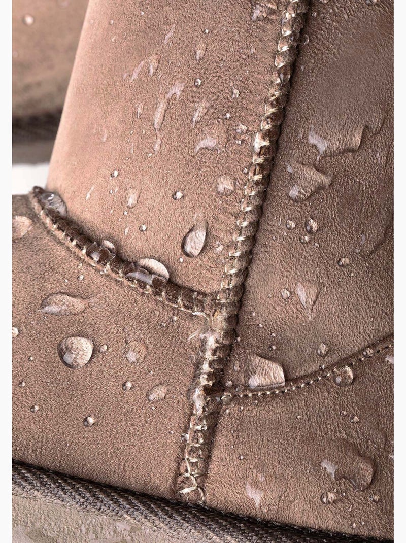 Botines conguitos logo repelente al agua Marrón - Kiabi