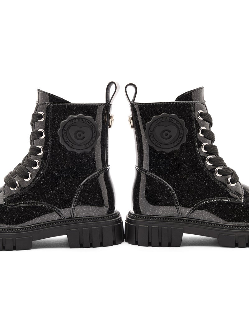 Botines Conguitos Militar Militares Negro - Kiabi