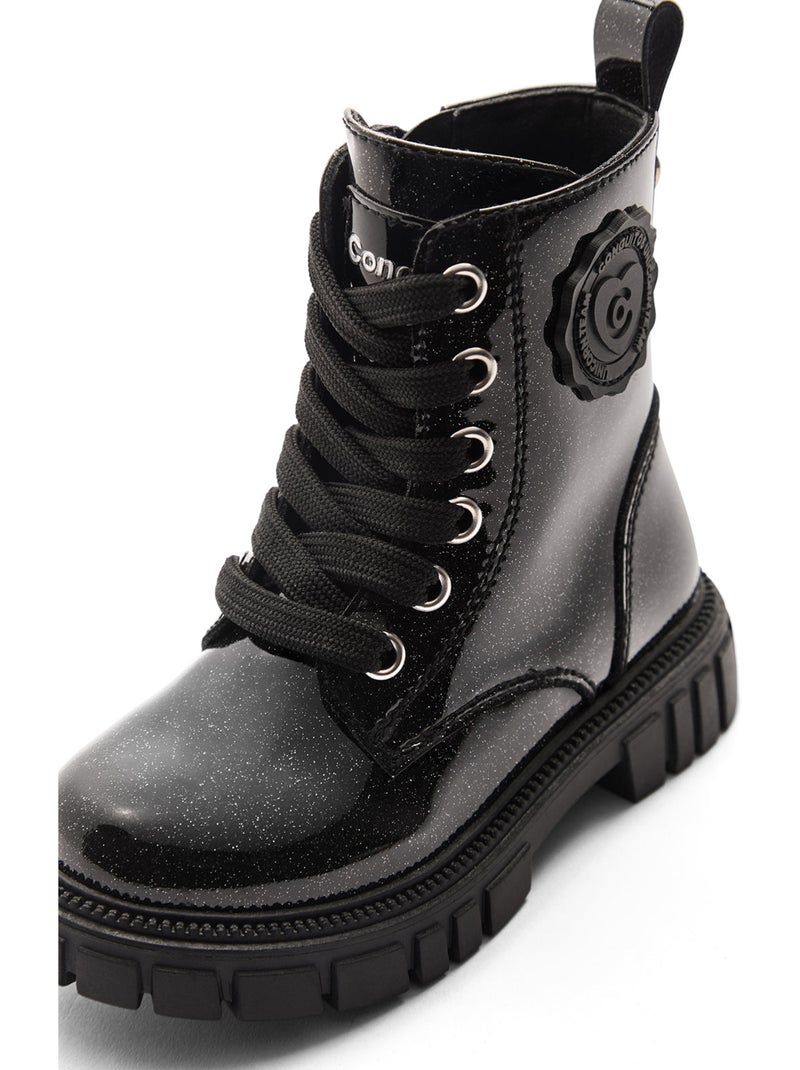 Botines Conguitos Militar Militares Negro - Kiabi