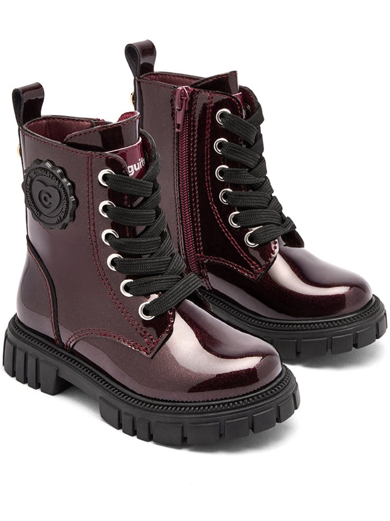 Botines Conguitos Militar Rojo - Kiabi