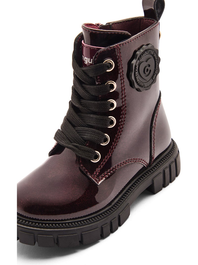 Botines Conguitos Militar Rojo - Kiabi
