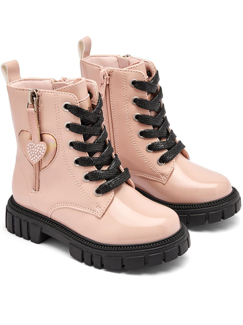 Botines Conguitos Militar Rosa - Kiabi