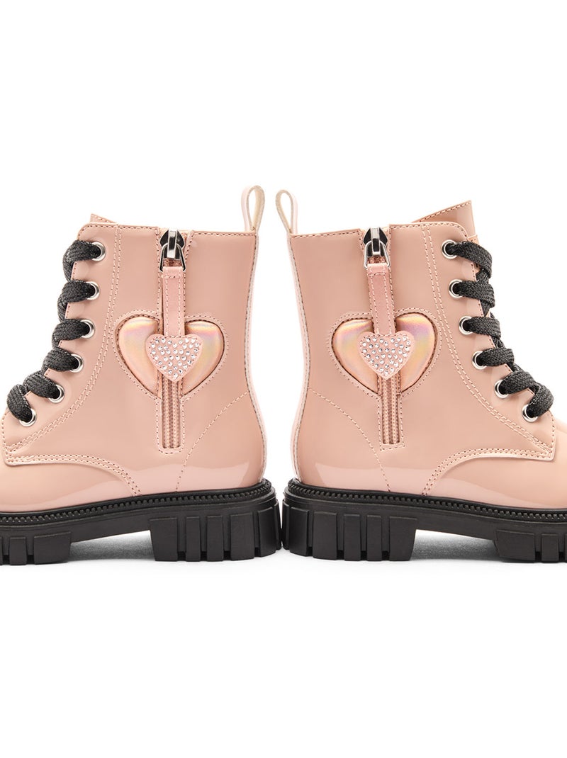 Botines Conguitos Militar Rosa - Kiabi