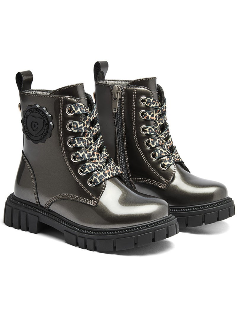 Botines conguitos militares Cobre - Kiabi