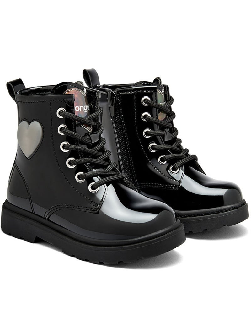 Botines conguitos militares luz Negro - Kiabi