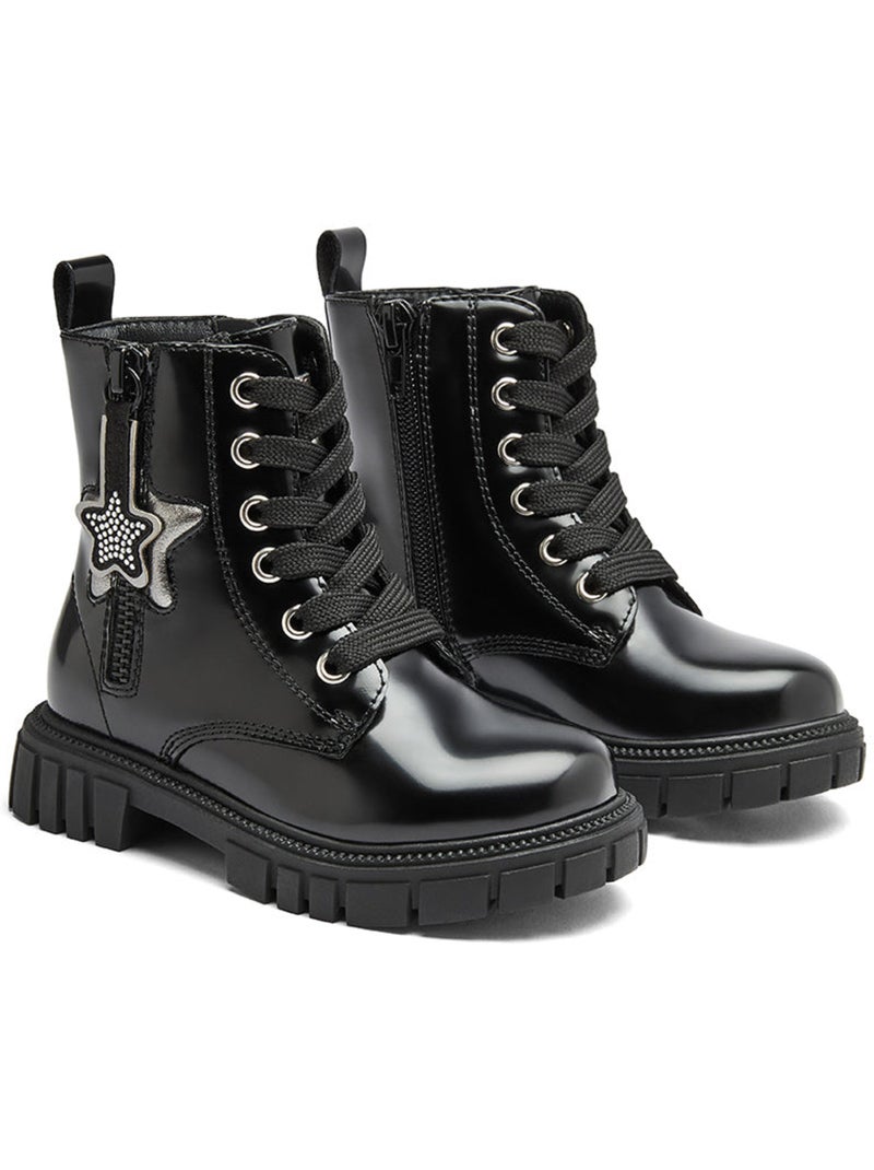 Botines conguitos militares Negro Negro - Kiabi