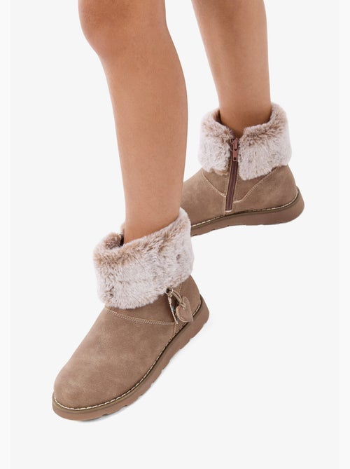 Botines conguitos pelo - Kiabi Botines conguitos pelo - Kiabi