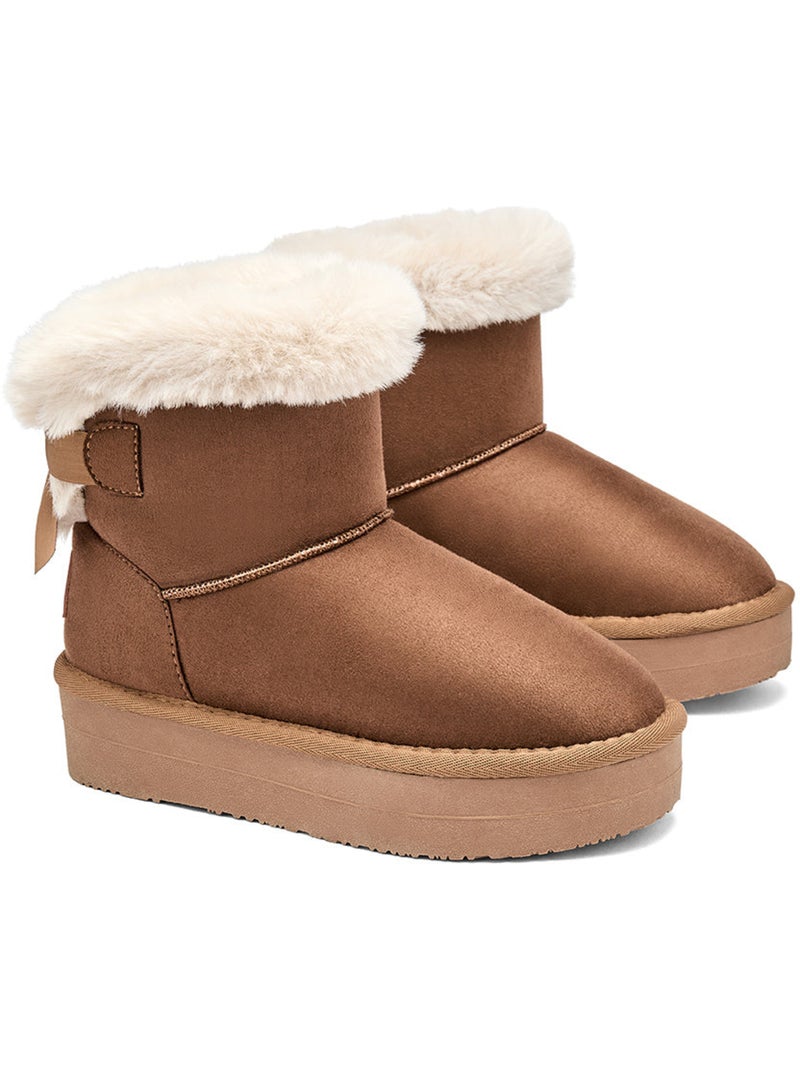 Botines conguitos pelo Marrón - Kiabi