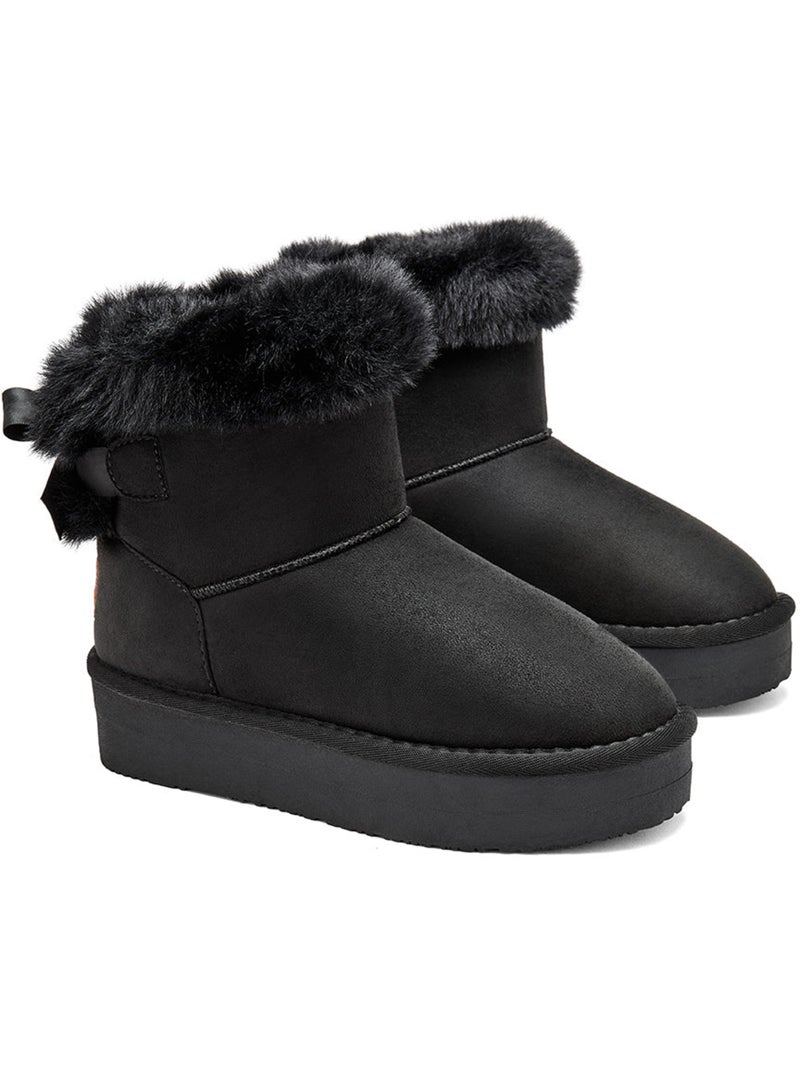 Botines conguitos pelo Negro Negro - Kiabi