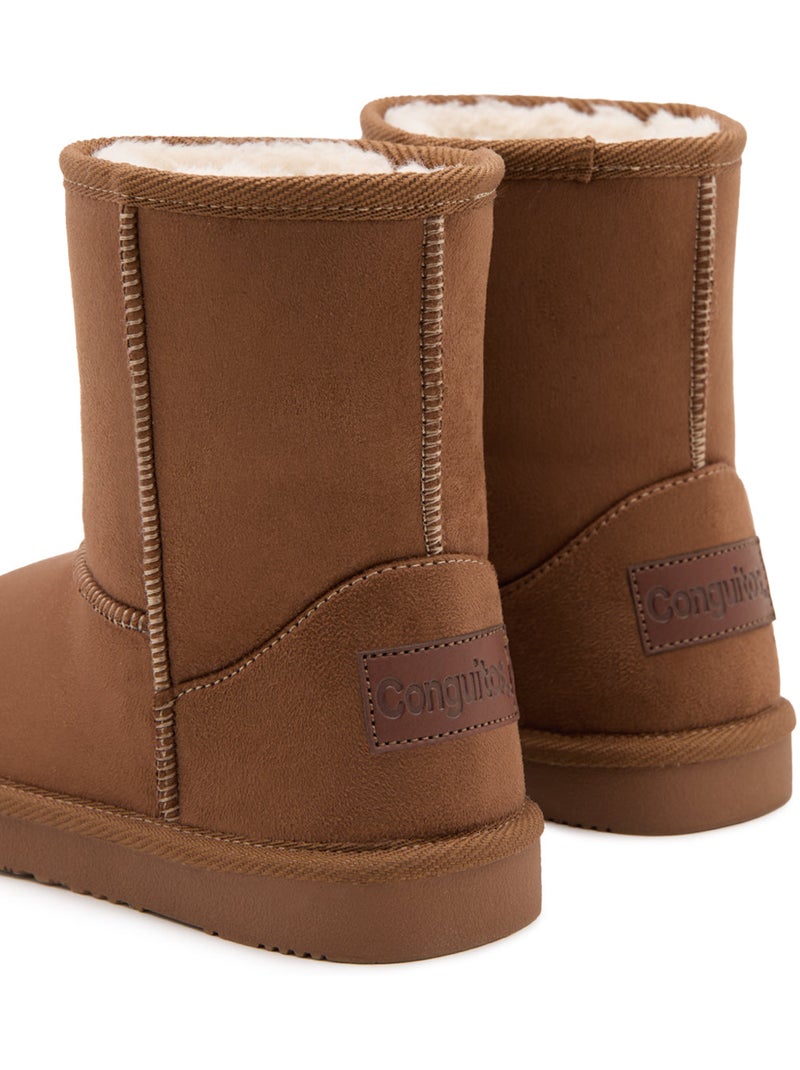 Botines conguitos repelente al agua Marrón claro - Kiabi