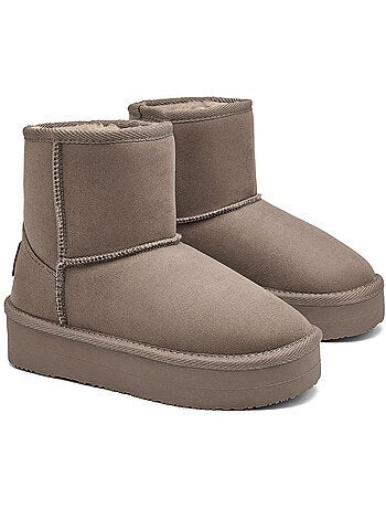 Botines conguitos repelente al agua pelo
