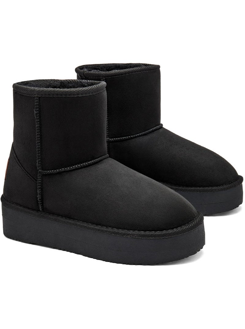 Botines conguitos repelente al agua pelo Negro Negro - Kiabi