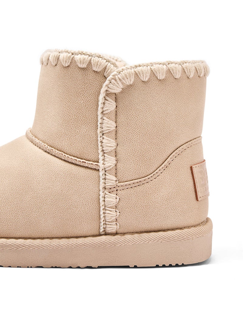 Botines conguitos respetuosas Beige - Kiabi