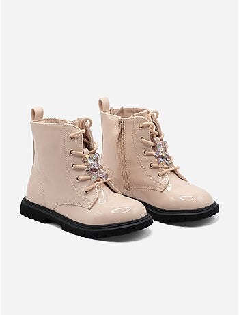 Botines correa cruzada