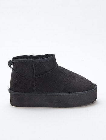 Botines cortos en antelina