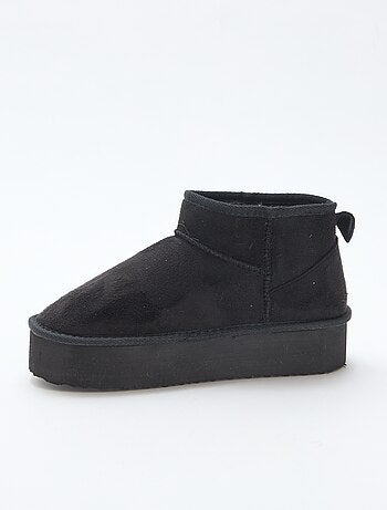 Botines cortos en antelina