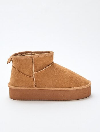 Botines cortos en antelina
