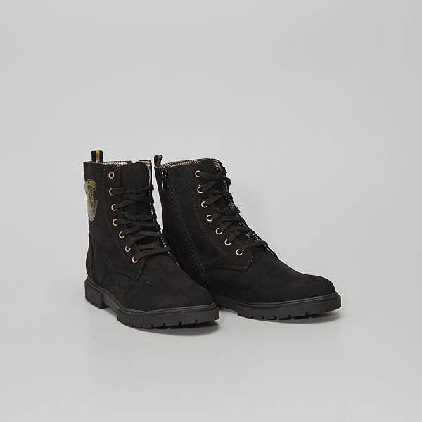 Botines de antelina 'Harry Potter' Niña 10-18 años - negro - Kiabi - 35,00€