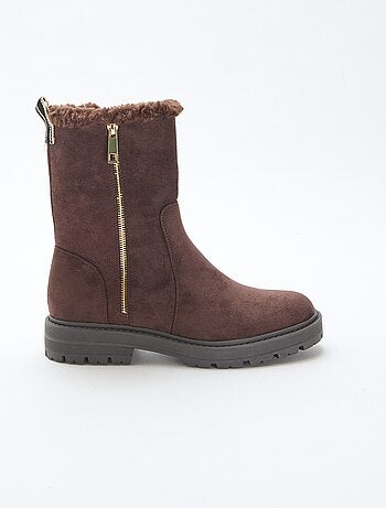 Botines de antelina