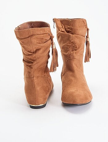 Botines de antelina