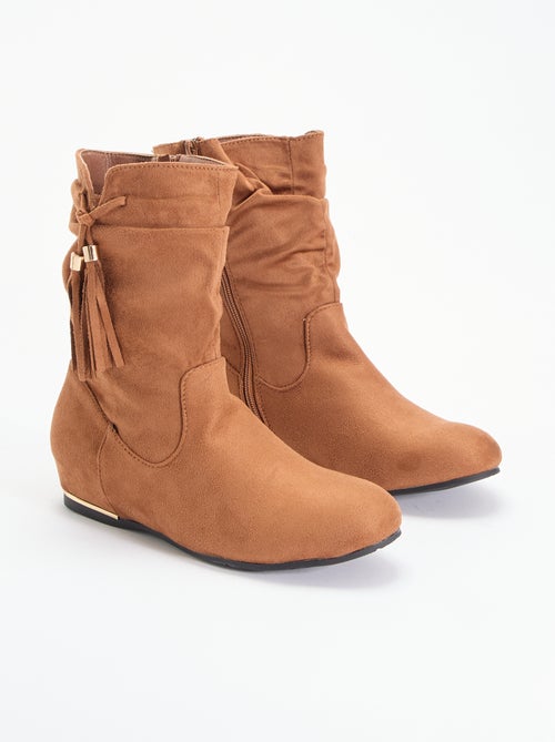 Botines de antelina - Kiabi Botines de antelina - Kiabi