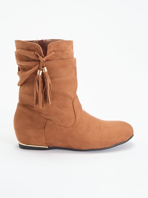 Botines de antelina - Kiabi Botines de antelina - Kiabi
