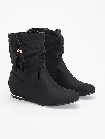 Botines de antelina