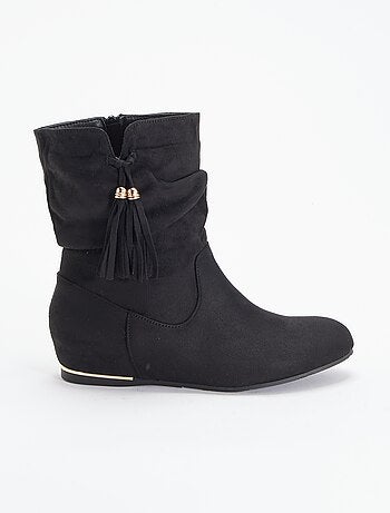 Botines de antelina