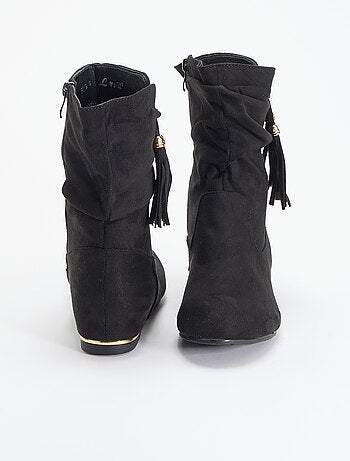 Botines de antelina