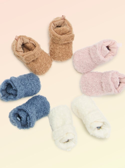 Botines de bebé efecto borreguito - 'Kitchoun' - Kiabi Botines de bebé efecto borreguito - 'Kitchoun' - Kiabi