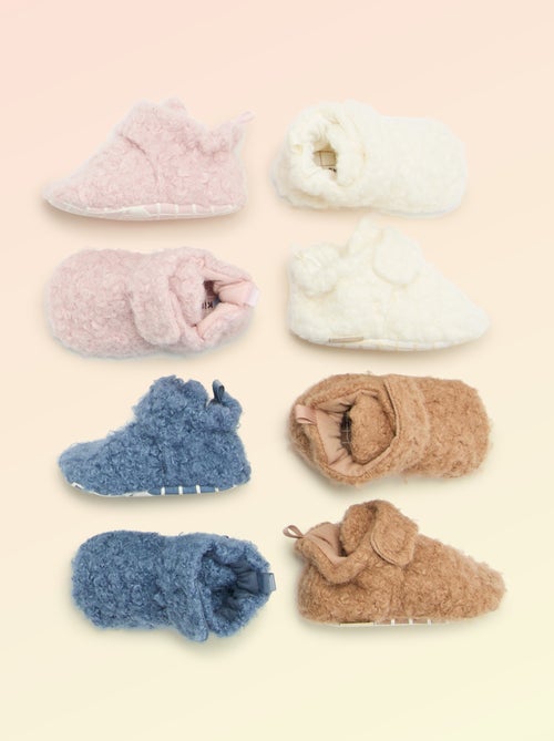 Botines de bebé efecto borreguito - 'Kitchoun' - Kiabi Botines de bebé efecto borreguito - 'Kitchoun' - Kiabi