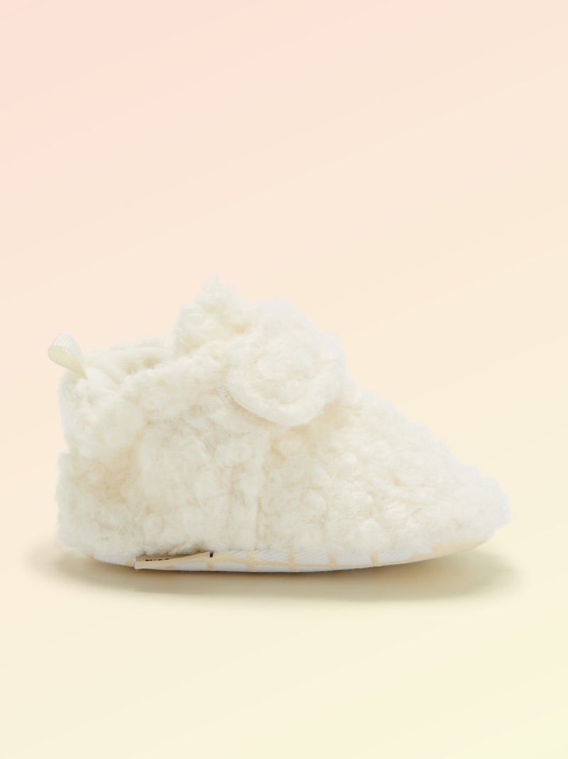 Botines de bebé efecto borreguito - 'Kitchoun' Beige - Kiabi