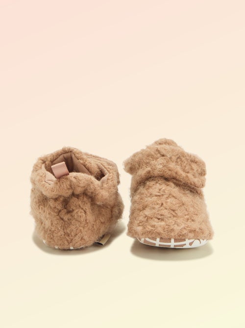 Botines de bebé efecto borreguito - 'Kitchoun' - Kiabi Botines de bebé efecto borreguito - 'Kitchoun' - Kiabi
