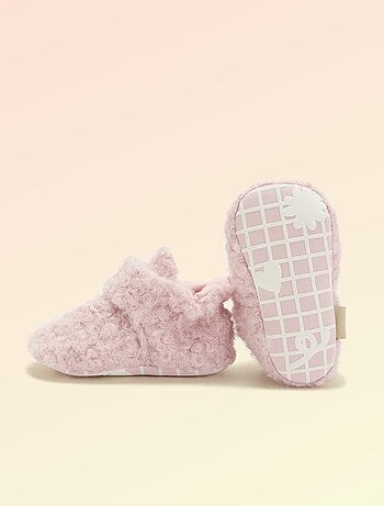 Kitchoun - Botines de bebé efecto borreguito