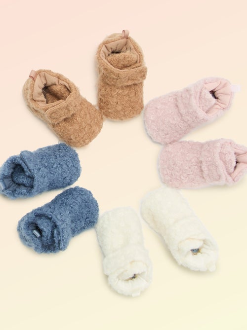 Botines de bebé efecto borreguito - 'Kitchoun' - Kiabi Botines de bebé efecto borreguito - 'Kitchoun' - Kiabi