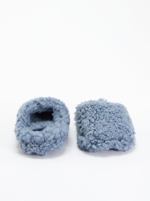Botines de casa efecto borreguito - Kiabi Botines de casa efecto borreguito - Kiabi