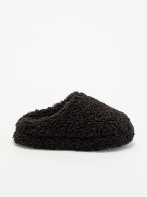 Botines de casa efecto borreguito - Kiabi Botines de casa efecto borreguito - Kiabi