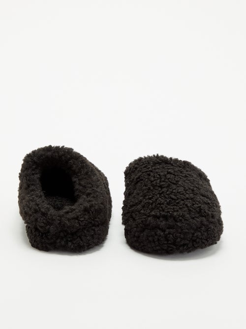 Botines de casa efecto borreguito - Kiabi Botines de casa efecto borreguito - Kiabi
