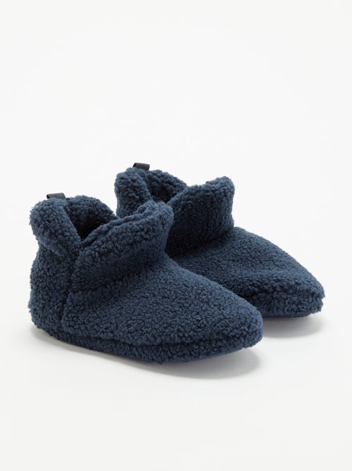 Botines de casa efecto borreguito - Kiabi Botines de casa efecto borreguito - Kiabi