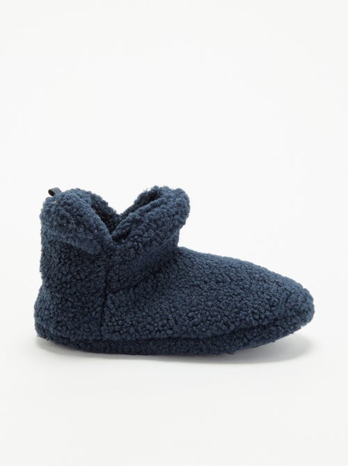 Botines de casa efecto borreguito - Kiabi Botines de casa efecto borreguito - Kiabi