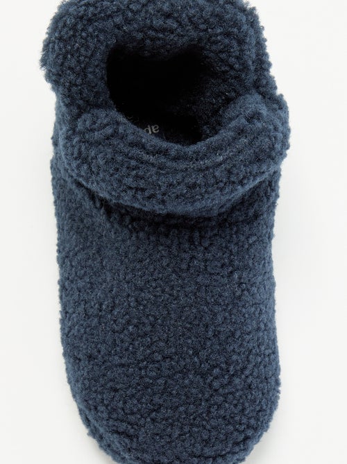 Botines de casa efecto borreguito - Kiabi Botines de casa efecto borreguito - Kiabi