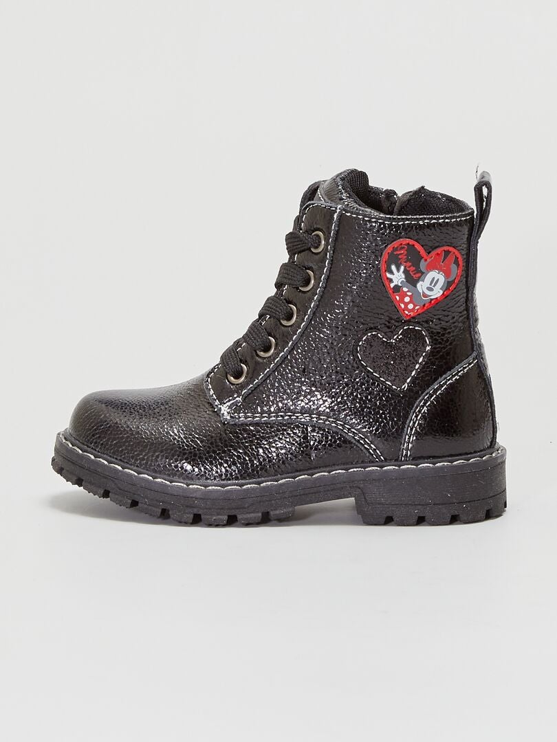 Botines de charol - 'Minnie' negro - Kiabi