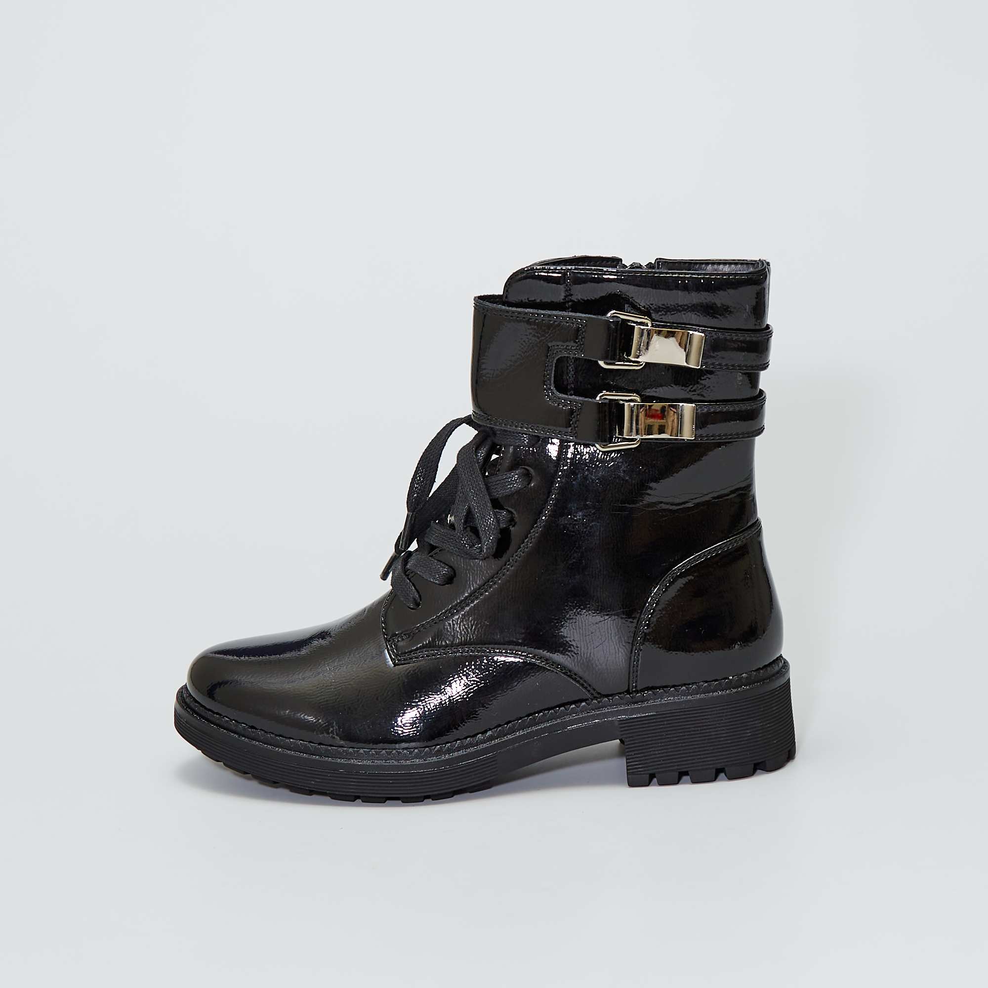 Botas Militares Botas Charol Marypaz Botas Militares Mujer Kiabi