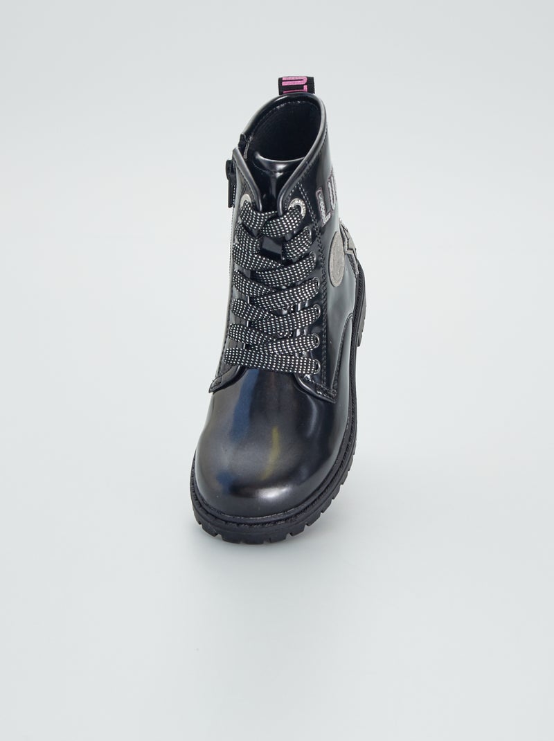 Botines de charol 'Lulu Castagnette' NEGRO - Kiabi